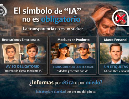 ¿Es obligatorio añadir el símbolo de IA en los diseños gráficos?