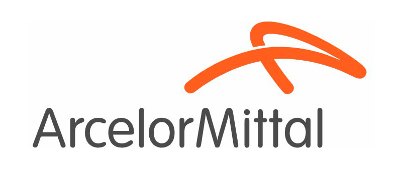 Logo de ArcelorMittal, industria siderúrgica Logo de ArcelorMittal, industria siderúrgica